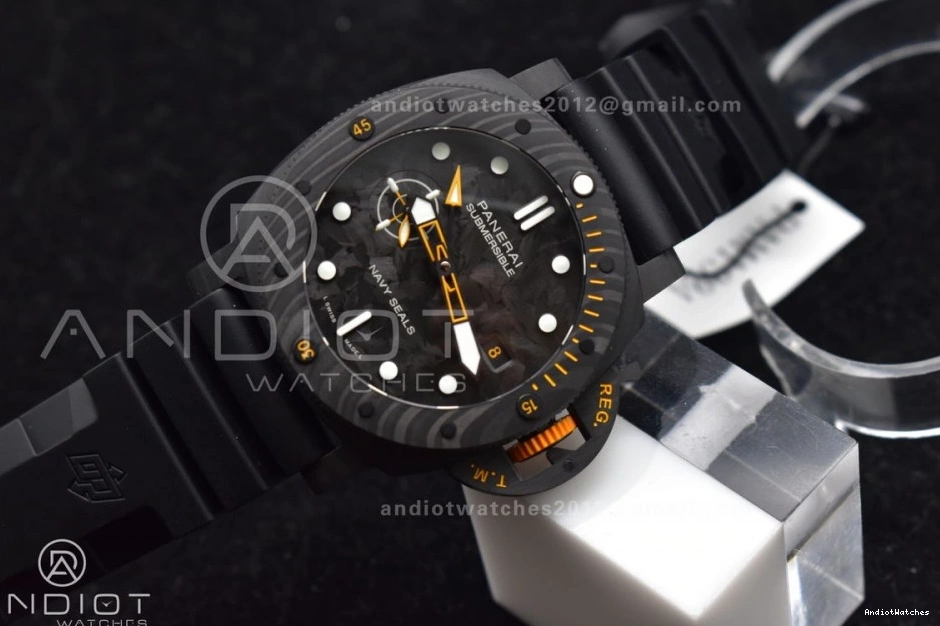 VSF Dial Carbotech Rubber Strap Edition Best 1:1 On 985 PAM1324 P Black Black WellDesigned 0308